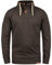 !Solid SDTripTroyer Herren Sweatshirt Troyer Pullover mit Stehkragen Knopfverschluss Reißverschluss Kordelzug Rippbündchen Baumwollmischung Regular fit, Größe:M, Farbe:Coffee Bean Melange (8973)