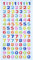 SOFTY-Stickers Zahlen, farbig