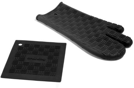 Broil King Grill-/Grillzubehör, Silikongrillhandschuh, Edelstahl, 2.5 x 23 x 34 cm, 60973