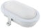 REV Kellerlampe - Feuchtraumleuchte LED oval (5,5W, 450lm, IP44), einsetzbar als Decken- oder Wandlampe, Feuchtraumlampe, grau