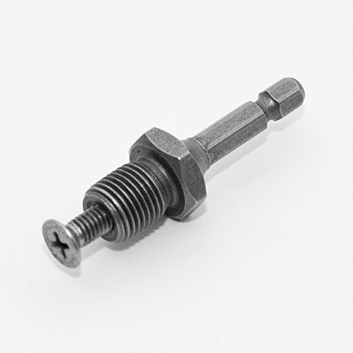 HEX 1/4 Zoll Adapter für Bohrfutter 1/2 Zoll x 20 UNF Länge 50 mm
