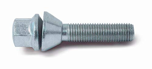 H&R Radschraube Kegelbund mit bewegliche Kegelbund M12x1.50 - Länge 36mm (z.B. kompatibel mit Renault, Saab)