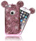NALIA Custodia in Silicone compatibile con iPhone 6 6S, con Orecchie Glitter Copertura Protezione Sottile Cellulare, Cover Case Protettiva Scintillio Telefono Bumper, Colore:Pink