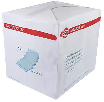 NOBASORB unsterile Saugkompresse, Größen:15cmx20cm - 25 Stück