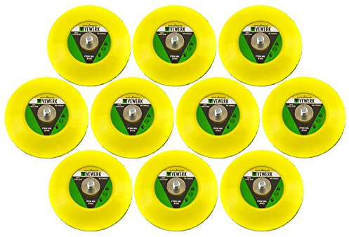 10 x 3 75mm Hook Loop Sanding Polishing Backing Pad M6 Thread for Air Sander
