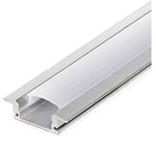 Profil Aluminium Für LED -Streifen - Diffusor Milchig RL-A1708 x 2M | Greenice