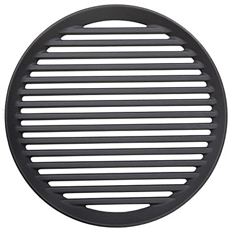 Morsø Grillrost – Grillgitter aus solidem Gusseisen, Grillaufsatz für Garten, Terrasse, Camping und Outdoor-Bereich, im cleanen Design, Schwarz