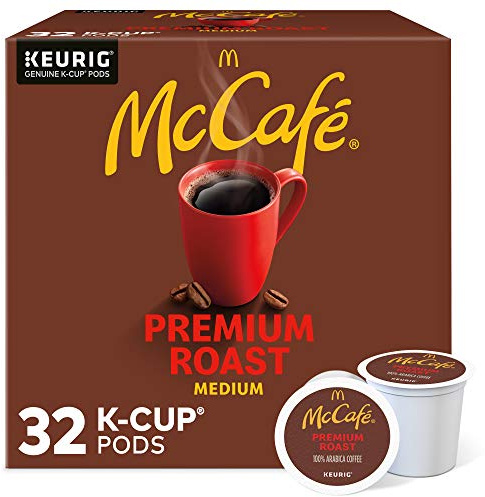 McCafe Premium Roast, Keurig Single Serve K-Cup Pods, Medium Roast Coffee Pods, 32 Count