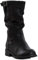 Toocool - Scarpe Donna Stivali Biker Motociclista Ecopelle Casual Fibbia LO-991 [37,Nero]