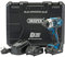 Draper 55343 D20 20V Brushless 1/2” Mid-Torque Impact Wrench with 2X Batteries