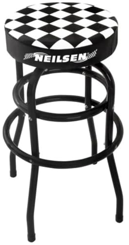 Neilsen CT5334 Swivel Bar Stool-725mm High,360mm Seat,Checkerboard Cover