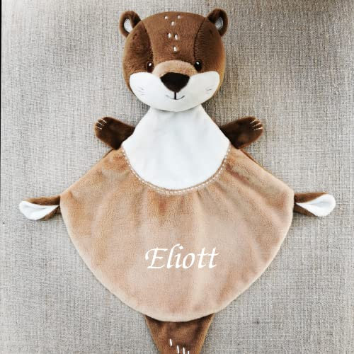 Kuscheltier Otter braun weiß 30 cm