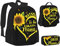 ASEELO Blessed To Be Called Nana Sonnenblumen-Schulrucksack, 3-teiliges Rucksack-Set, leichte Büchertaschen, Schultaschen-Sets mit Lunch-Tasche, Federmäppchen für Kinder, Blessed to Be Called Nana,