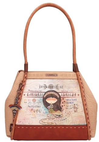 Anekke Damen Tasche Tote Dreieck Shopper, bunt
