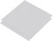 sourcing map Hoja de aluminio 1060, placa de aluminio rectangular de 100 mm x 100 mm, 1 mm de grosor, con película protectora, 2 unidades