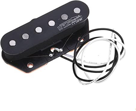 Black Classique Vintage Style Alnico 5 Single Bobine Piste De Pont Pour La Guitare Électrique De Telecaster Micro guitare électrique