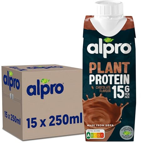 Alpro - Boisson végétale - Soja protéine goût chocolat - 250ml - Lot de 15x250ml