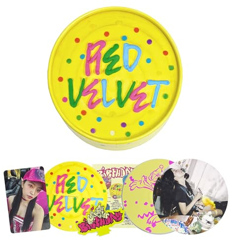 Red Velvet - [The Reve Festival 2022 : BIRTHDAY] (Cake Ver. - Seulgi Ver.) Package + Circle Photo + CD-R + Photocard + Candle Pick + Lyrics Paper + 2 Pin Badges + 4 Extra Photocards