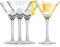Royalrose Delight Gläser, 270 ml, 4 Stück, einzigartiges Glas-Set im Vintage-Stil mit dekorativer Ätzung, spülmaschinenfest (Martini-Gläser)