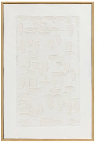 Atmosphera - 3D-wanddeko talima weiß 60x90cm