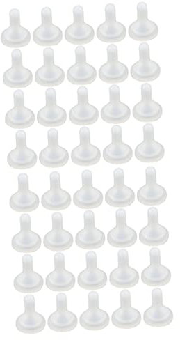Angoily 40pcs Pet Pacifiers for Puppies and Kittens Soft Feeding Tools for Hand-feeding Newborn Animals Easy to Clean and Replace Safe for Pet Mouth
