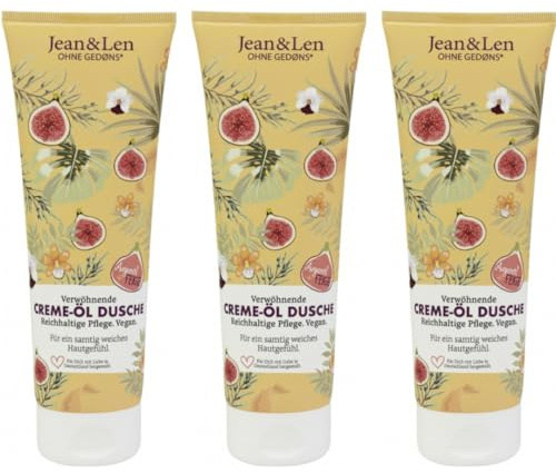 Creme-Öl Dusche Arganöl & Feige Körpercreme 250 Mililiter x 3 Stück