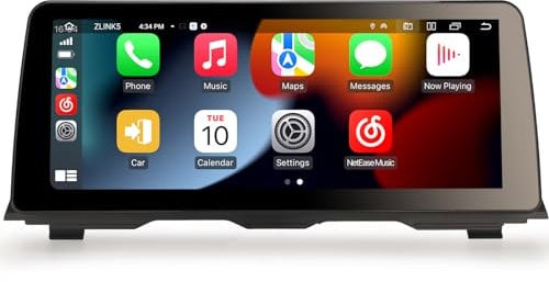Erisin 12,3 Zoll 8 Kern Android 14 Autoradio Navigationsgeräte für BMW 5er F10 F11 NBT System GPS Carplay IPS WiFi Dab+ DSP Android Auto Bluetooth 5.0 SWC Touchscreen Hände frei 8GB RAM 128GB ROM