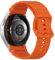 xhKJO Sangle en Silicone pour Galaxy Watch 7 / FE - Bracelet avec Fermoir pour 40mm / 44mm (Orange)