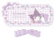 Kuitmor Kawaii Anime Mouse Pad Wrist Rest Support Set - Non-Slip Desk Mat and Memory Foam Bowknot Wrist Rest for Keyboard and Mouse,Perfect for Gaming or Home Office Work - Hello Cat (Purple)