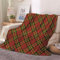 DOTBUY-SHOP Flanell Decken, Karierter Druck Decke Flauschig, Boho Fleecedecke - Sofadecke, Winterliche Wärme Decke, Waschbar Kuscheldeck (Weihnachten,70x100cm)