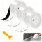 Yiarsky 3 Rolls of Self-Adhesive Waterproof Transparent Sealant Tape, Bathtub Sealant Tape, Mold and Mildew Resistant, for Toilet, Kitchen, Bathroom, Seam, Tile Sealing, 3.2mx 38cm