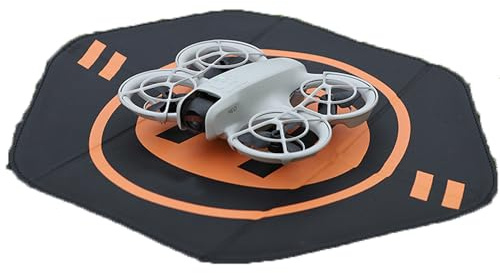 CERFFOOL 35cm Drohne Landeplatz für DJI Air 3S NEO Avata 2/1 Mini 4 Pro/3 Pro/3 und andere Mini-Drohnen Hexagon Quick Fold Zweiseitig Zweifarbig Wasserdicht Verschleißfest für Drohnenzubehör