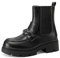 QUEEN HELENA Stivaletti con Zip Laterale Stivali Bassi Casual Donna X31-66 (Nero, Sistema Taglie Calzature EU, Adulto, Donna, Numero, Media, 37)