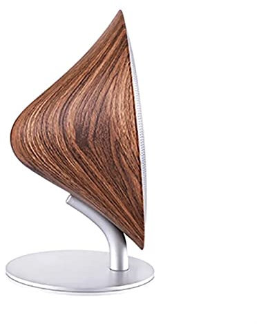 YMKFGUPKRG Soporte Retro del Altavoz Bluetooth inalámbrico NFC Touch Subwoofer Subwoofer Inicio Audio Bluetooth 4.2 Altavoz estéreo de Escritorio de Audio Car Audio Speaker(Palm Wood)