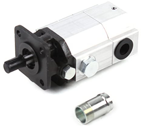 Pompe hydraulique pour fendeuse de bois 16 GPM, pompe hydraulique à 2 étages avec arbre de 1/2 po, pompe à engrenages à déplacement élevé et faible 3600 tr/min, pompes pour fendeuse de bois, fendeus