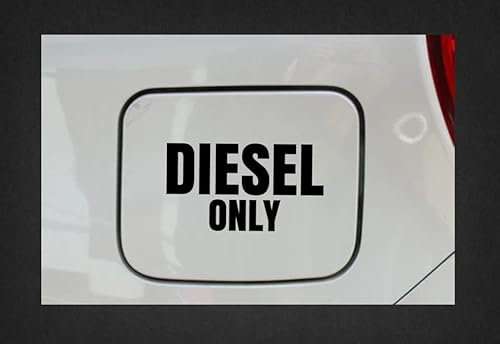 Diesel Only Fuel Decal Sticker for Car Van Fuel Cap Cover Safety x2