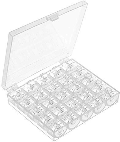 CKPSMS Marke: 25 Spulen mit Box #KP-19402, kompatibel mit / Ersatz für Singer-Marke 15–90,331K, 44S/4423/4432/4452, strapazierfähig, 9960