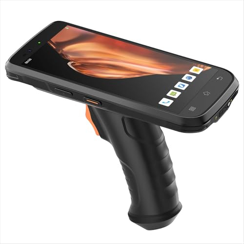 Inateck Android 12 PDA Barcode Scanner, 6 Touch Screen, Zebra SE4710 1D/2D/QR Barcode Scanner with Handle, Bluetooth, IP66 6500mAh, Wi-Fi 6 and 4G, for Commerce, Warehouse, Logistics