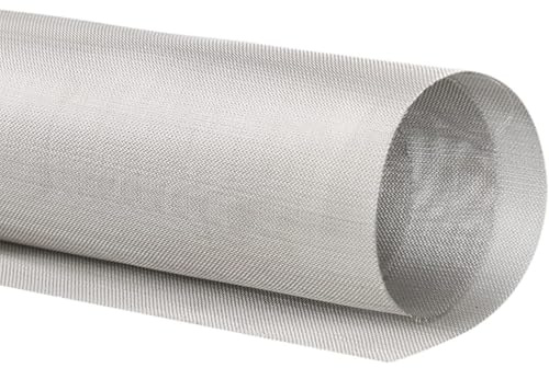 Edelstahlgewebe 30 Mesh aus 304 Stahl, Belüftungsgitter und Fensterschutz, Stabiler Metallgitter für Türen, Filter und Abdeckroste