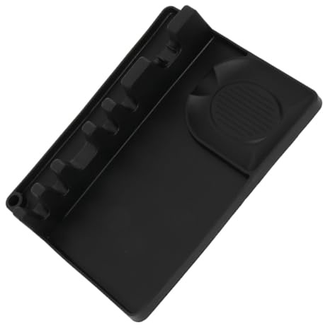 FELTECHELECTR Silikon Löffelhalter Groß mit Fächern und Ablage Hitzebeständiger Besteckhalter für Küchenutensilien Multifunktionaler Kochlöffel Suppenlöffelständer Platzsparend für Herd und