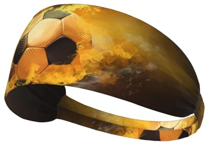 Elastisches Sport-Stirnband, bedruckt, geeignet für Laufen, Fitness, Tennis, Yoga