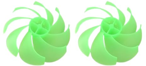 Ticha 2 aspas de turbina de 12 cm, aspas de ventilador de hélice de turbina, adecuadas para mini turbinas eólicas