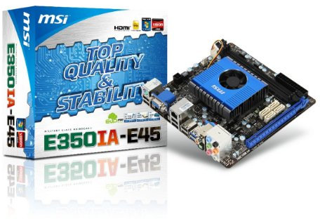 MSI E350IA-E45 - Placa Base AMD (Memoria DDR3, Mini ITX, máx. 8 GB)