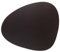 LindDNA Curve L Tischset, Leder, Braun, 37 x 44 cm