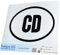 INDIGOS UG Auto Aufkleber Auto - 160x110 mm - Kongo CD - schwarz - Selbstklebender Sticker für Auto, Fenster, Bus oder LKW - UV-beständig & wetterfest