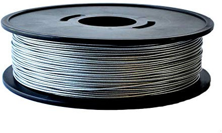 ARIANEPLAST Filament PLA – 3D-Druckmaterial – 1,75 mm – 1 kg – Qualität und zertifiziertes Produkt – französische Herstellung – Metallisches Aluminium