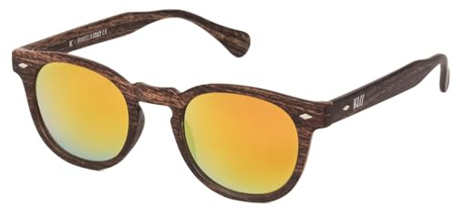 KISS DEPP Sonnenbrille für Herren und Damen – Vintage der 70er Johnny Depp Captain Jack – Ikonische Rechteckige Fassung mit Metallnieten – Mehrfarbige UV400 Gläser für Elegante Looks