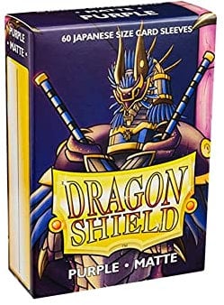 Dragon Shield ART11109 Japanese Size Sleeves 60pk, Matte Purple