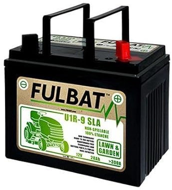 batterie u1-9 fulbat 12v28ah lg195 l130 h180 300a (gel - sans entretien - activee usine