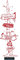CLICKANDPRINT Aufkleber » Wegweiser Weihnachten, 70x21,8cm, Rot • Wandtattoo/Wandaufkleber/Wandsticker/Wanddeko/Vinyl